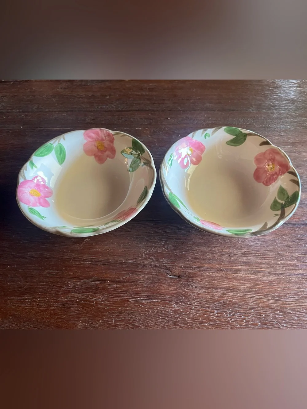 Set Of 2 Franciscan Desert Rose 6